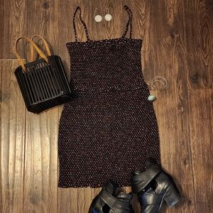 AFRM Owen Smocked Dress - Multi Clover Print, Size Small